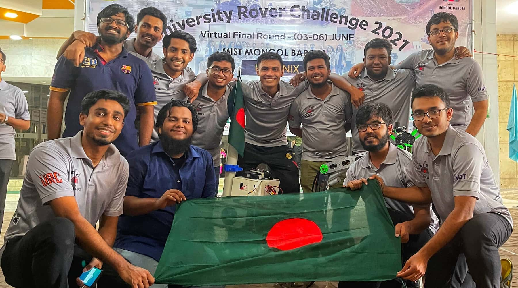 Topped in University Rover Challenge(URC) 2021